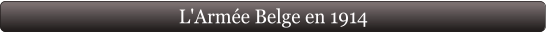 L'Armée Belge en 1914